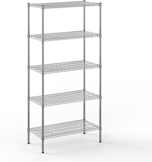 Regal Altair 18" Deep x 36" Wide x 74" Height Wire Shelving Kit | 5-Tier | NSF by Regal+Altair