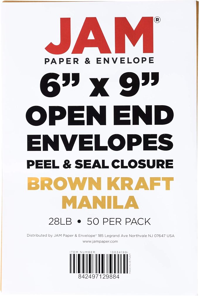 JAM PAPER 6 x 9 Open End Catalog Envelopes - Image 6