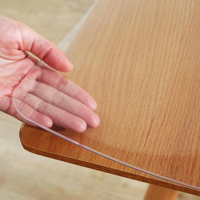 Warmstar Clear Table Protector 2mm Thick, 12 x 28 Inch Clear Table Cover by Warmstar
