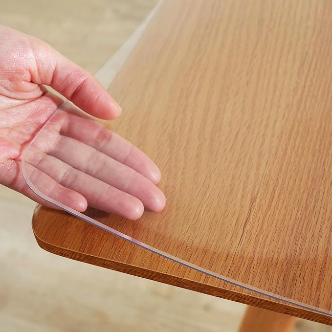 Warmstar Clear Table Protector 2mm Thick, 24 x 78 Inch Clear Table Cover by Warmstar