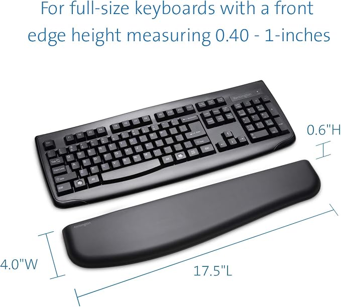 Kensington ErgoSoft Wrist Rest for Standard Keyboards - Image 3