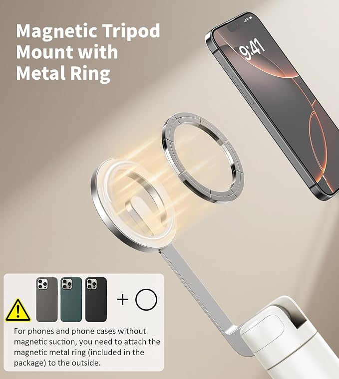 TONEOF 68" Magnetic Selfie Stick Tripod - Image 2