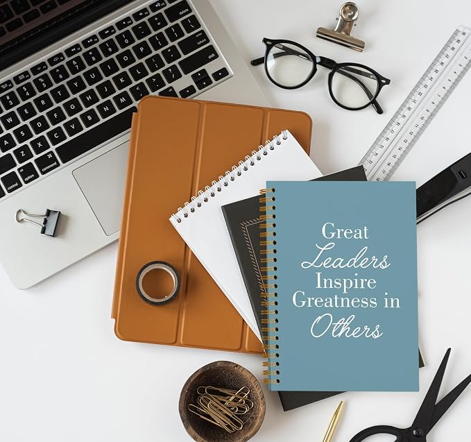 OXW Blue Meeting Notebooks for Work, Leadership Gifts Office Work Notebook - Image 5
