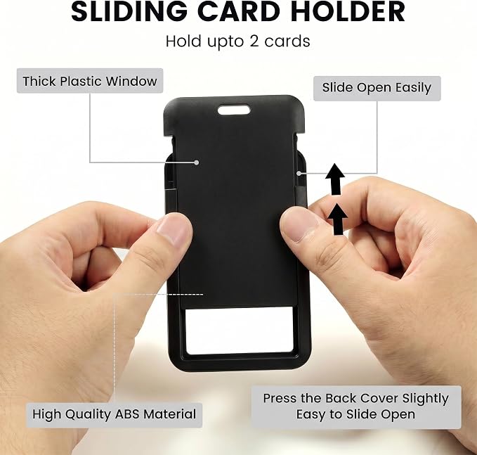 ID Card Badge Holder Key Chain - Image 4