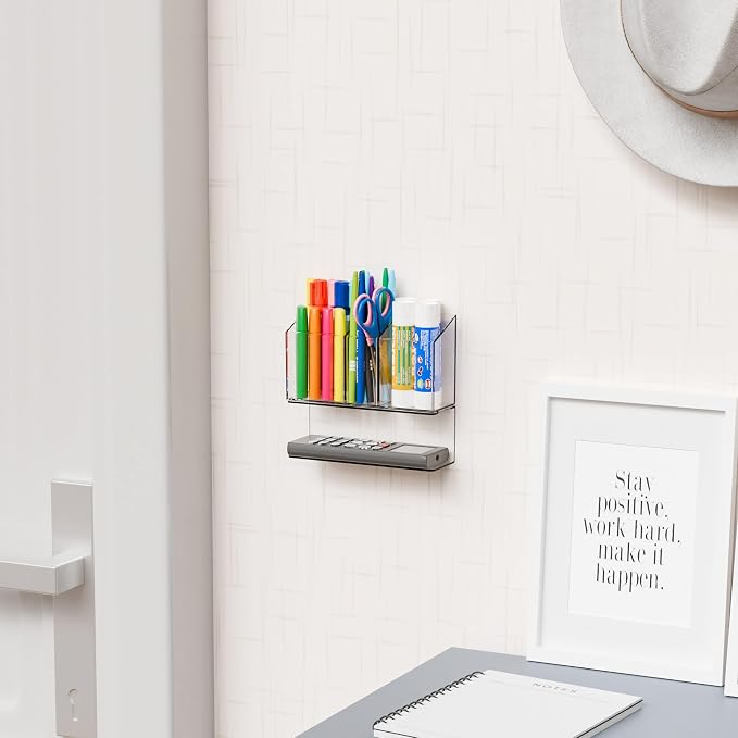 Yieach Clear Magnetic Dry Erase Marker Holder - Image 6