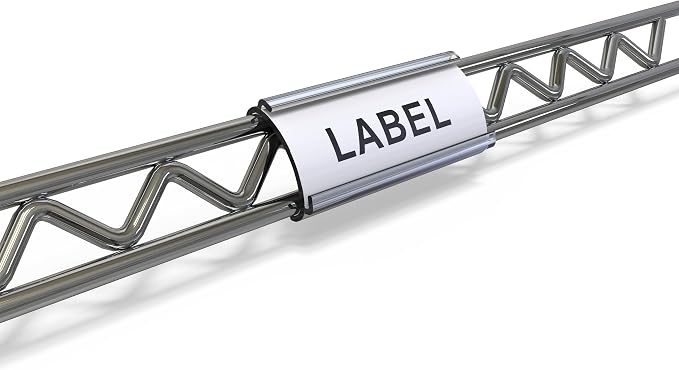 30Pcs Wire Shelf Label Holders, Wire Rack Label Holder, Compatible - Image 5