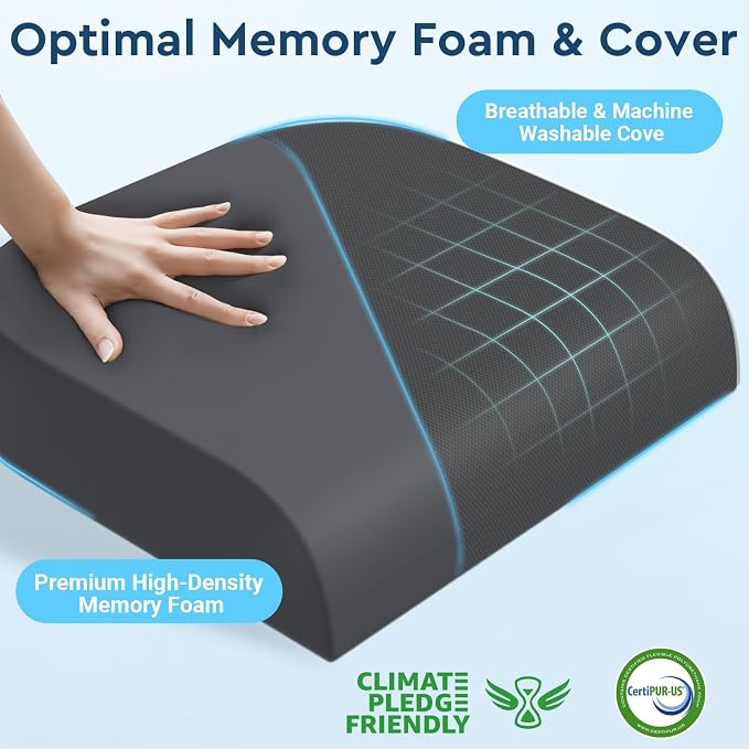 Seat Cushion, Memory Foam Office Chair Cushions - Image 3