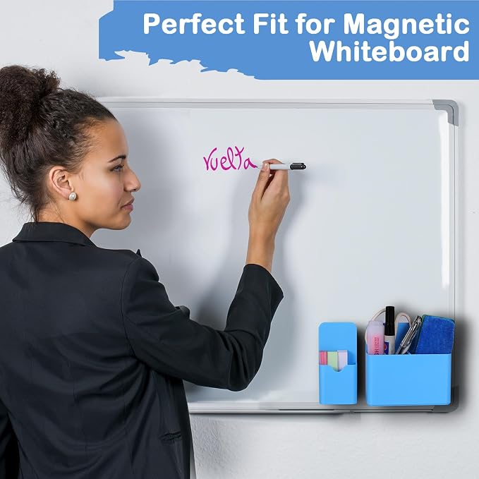 KITANIS Magnetic Pen Holder, 2 Pack Magnetic Dry Erase Marker Holder - Image 5