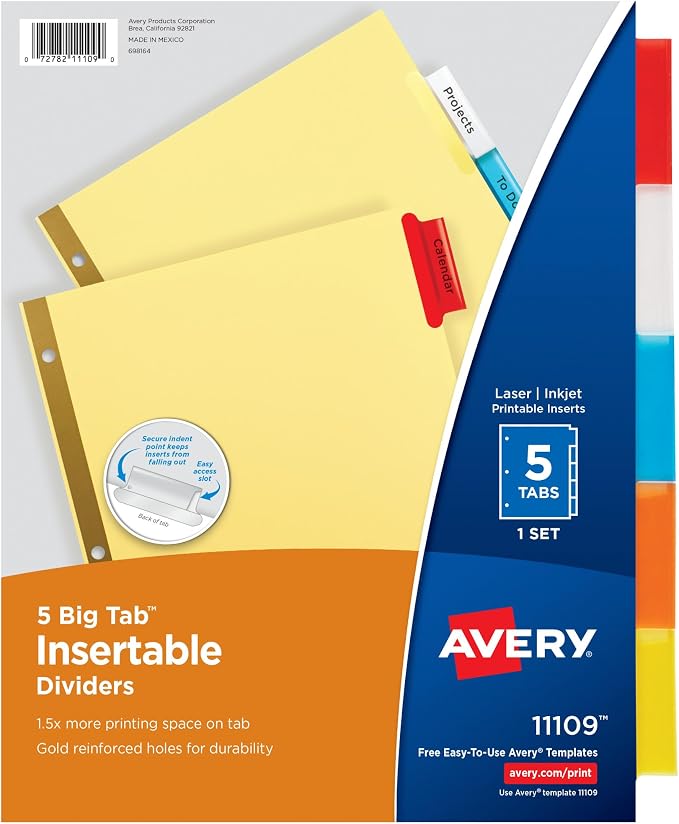 Avery Binder Dividers by Avery