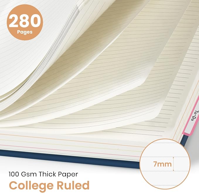 Large Spiral Lined Notebooks for Work - Image 2