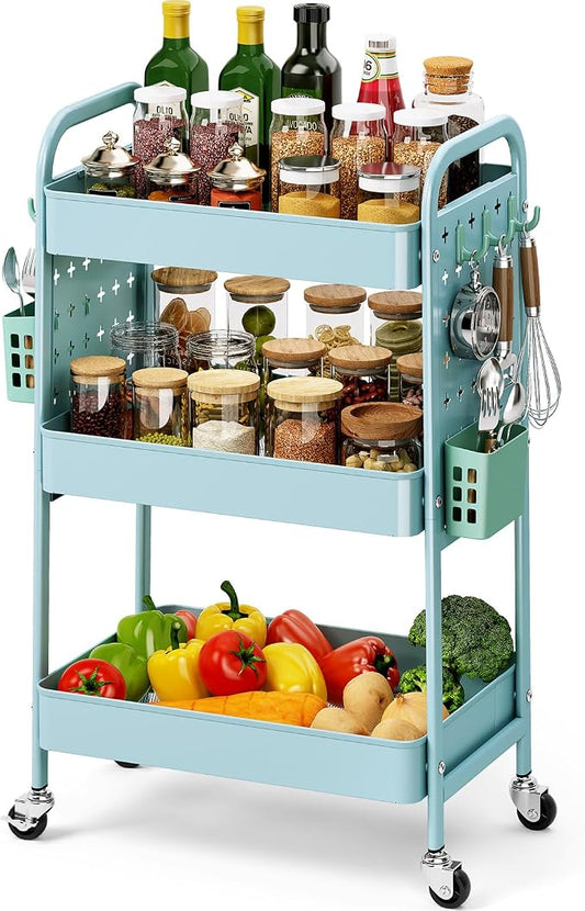 KINGRACK 3 Tier Rolling Cart by KINGRACK