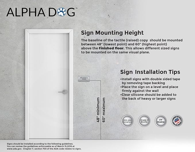 ALPHA DOG ADA SIGNS - Image 5