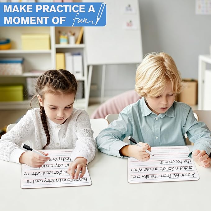Small White Board 9X12 Inches, Small Dry Erase Board 2 Pack Whiteboard Dry - Image 6