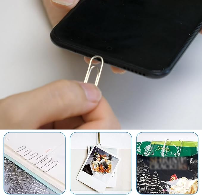 Binder and Paper Clips Set, Office Supplies - Image 5