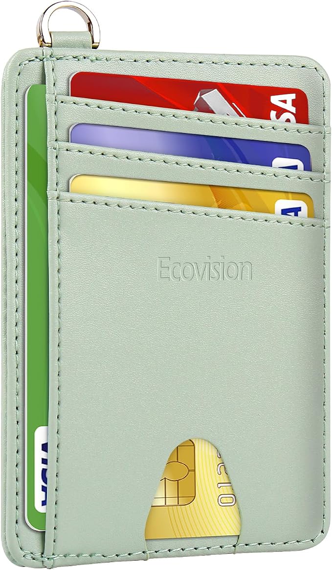 Slim Minimalist Front Pocket Wallet, RFID Blocking Credit Card Holder Wallet by Ecovision