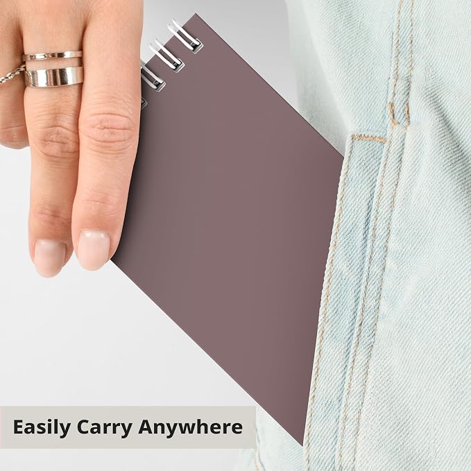 Taja Pocket Small Notebook 3" x 5", Nursing Notepad, Travel - Image 3