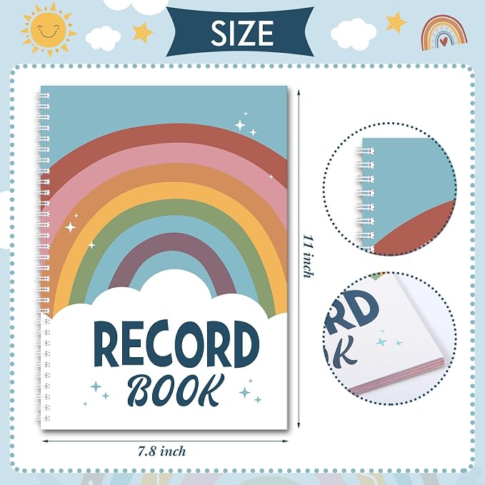 Fuyoooo Teacher Record Book Teacher Grade Books 2026-2027 Spiral Bound Record - Image 2