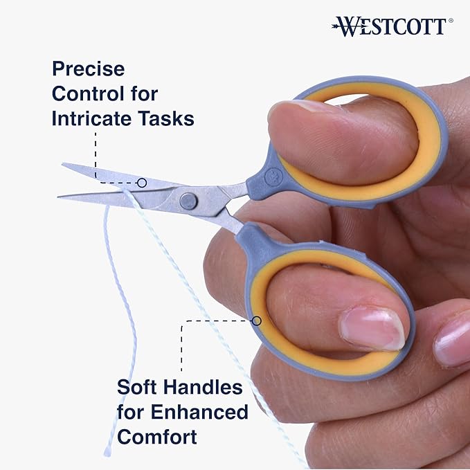Westcott 2.5" Fine-Tip Craft Scissors - Image 3