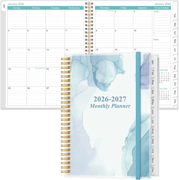 2026-2027 Monthly Planner by Heveboik