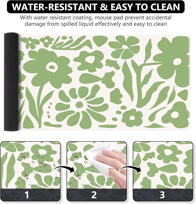 iCasso Desk Mat, XXL Large Anti-Slip Mouse Pad - Image 3