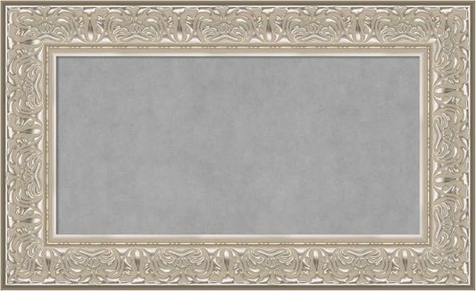 Amanti Art Silver Framed Magnetic Board 19x31 Small Vision Board by AmantiArt