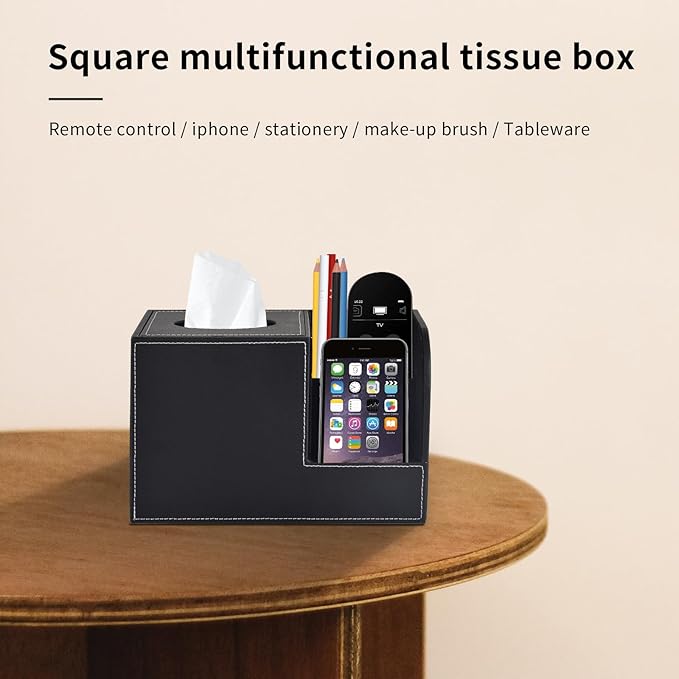 PU Leather Tissue Box Cover - Image 5