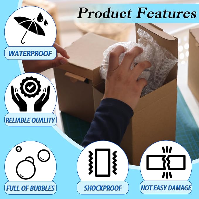 50 Pcs Bubble Pouch Wraps, and Moving - Image 5