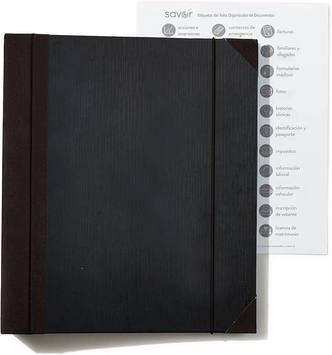 Savor | Edición Actualizada 2025 El Folio® Organizador de Documentos en - Image 2
