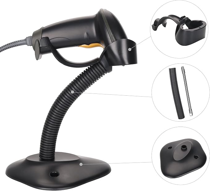 Goose Neck Hands Free Adjustable Barcode Scanner Stand - Image 4