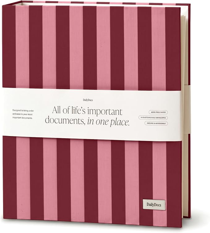 Document Organizer Binder for Important Papers & Passports by Unknown