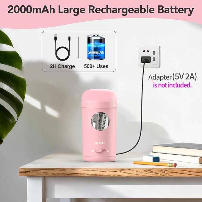 AFMAT Electric Pencil Sharpener, Fully Automatic Pencil Sharpener - Image 5