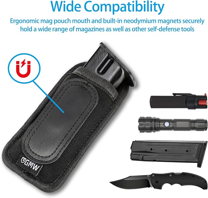 GMW Universal Magnetic IWB/OWB Magazine Holster | Magazine Pouch - Image 3