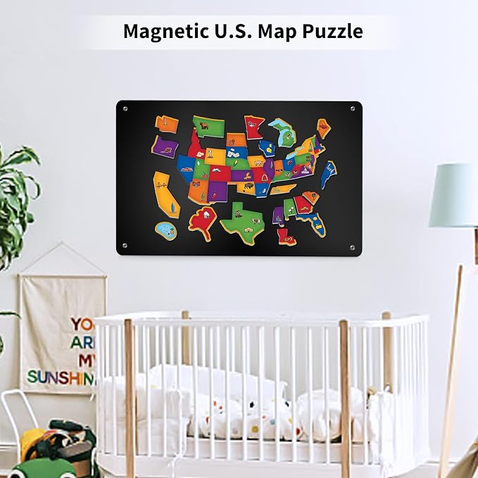 17.7" x 11.8" 2 Pack Black Metal Magnetic Board - Image 5