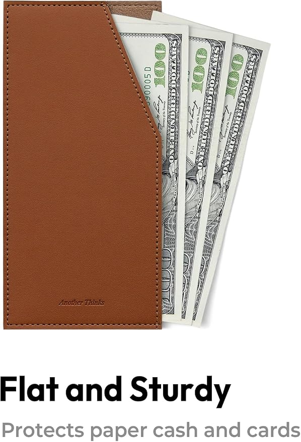 carrotez PU Leather Card and Cash Envelope - Image 5