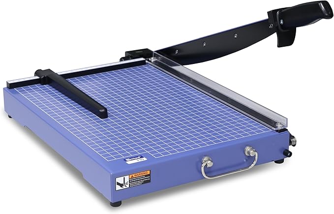 United Office Products T15 Commercial Guillotine Paper Trimmer, Sturdy Metal Base, 15" Cut Length, 15 Sheet Capacity, Paper Cutter for Offices, Schools and Crafts-DeskLoop Office