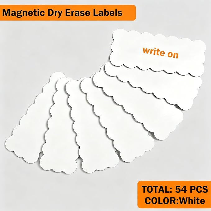 Magnetic Dry Erase Labels 54 Pack - Image 4