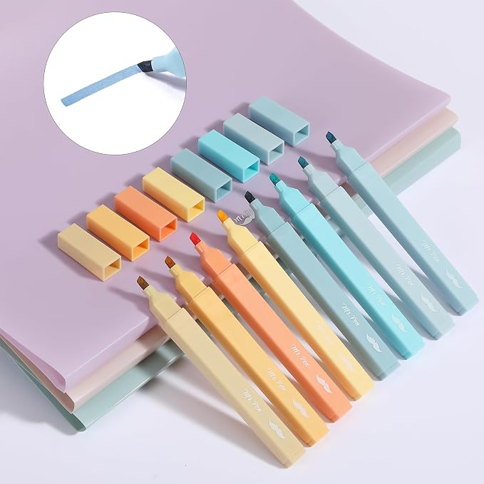 Mr. Pen- Aesthetic Highlighters No Bleed, 8 Pack, Cute Highlighters Assorted - Image 6