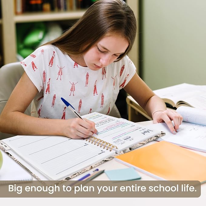 Academic Planner 2026-2027, Weekly and Monthly Calendar Book, July 2026 – June - Image 6