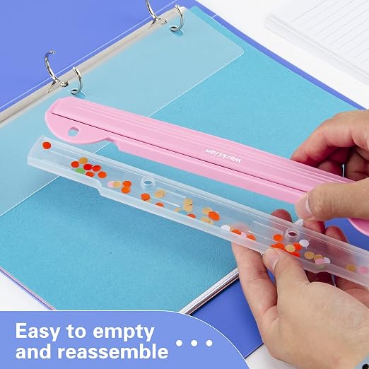 WORKLION 3 Ring Hole Puncher for Binders, - Image 4