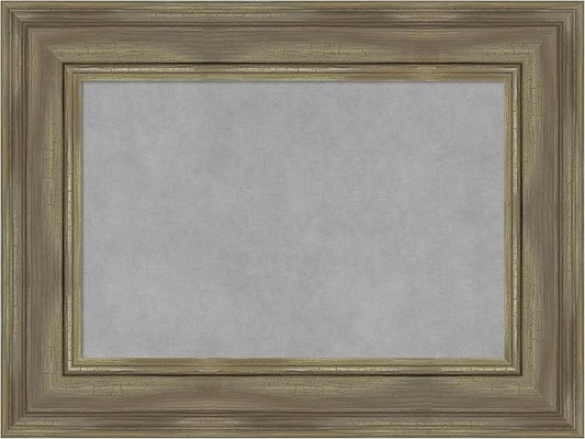 Amanti Art Grey Framed Magnetic Board 18x24 Small Vision Board by AmantiArt