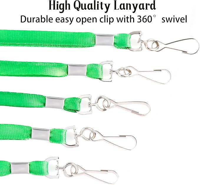 LOCONHA 100 Pack Green lanyards Lanyards - Image 3