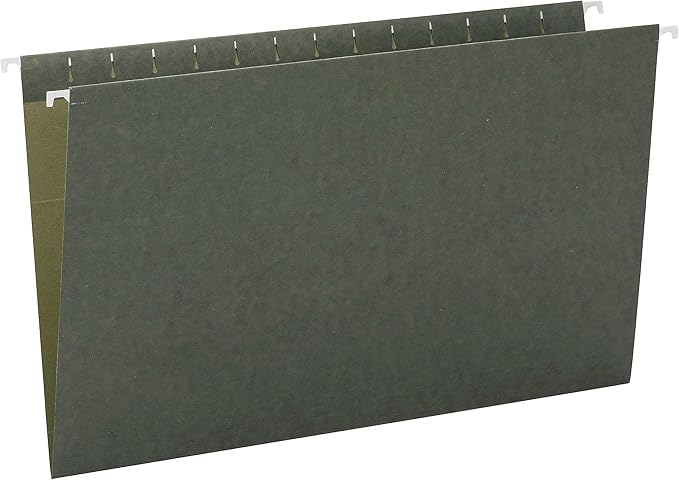 Smead Hanging File Folder, No Tabs, Legal Size, Standard Green, 25 per Box - Image 2