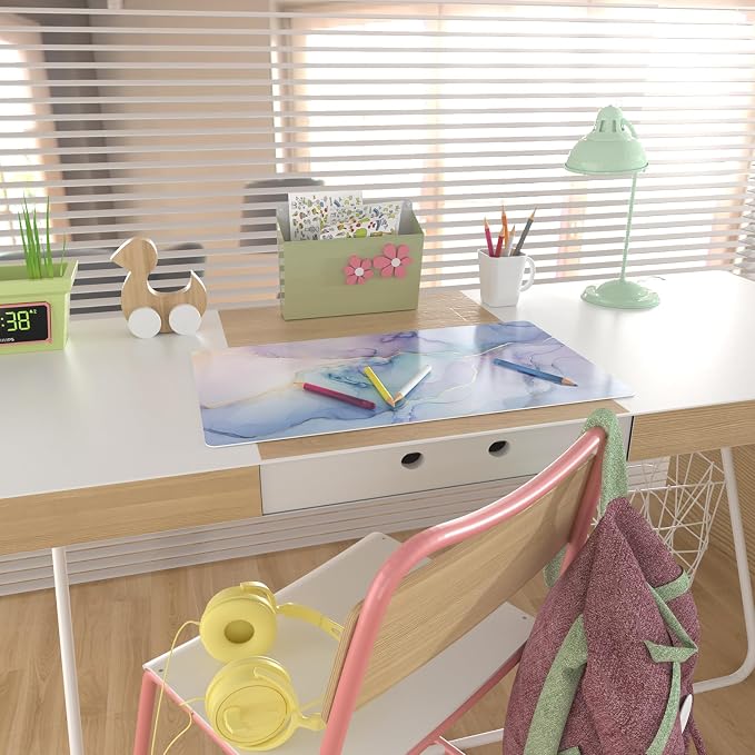 QIYI Large Mouse Pad, PU Leather Desk Mat - Image 5