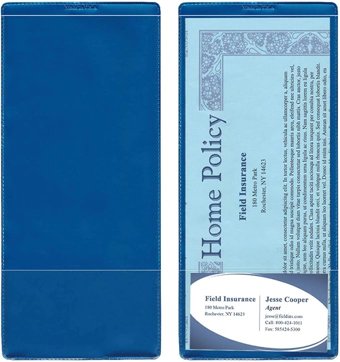 StoreSMART - Plastic Policy/Lotto Ticket Holders - Single Unit - INS30-MB-1 by StoreSMART