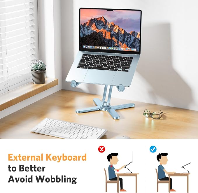 OMOTON 360° Rotating Laptop Stand Riser - Image 4