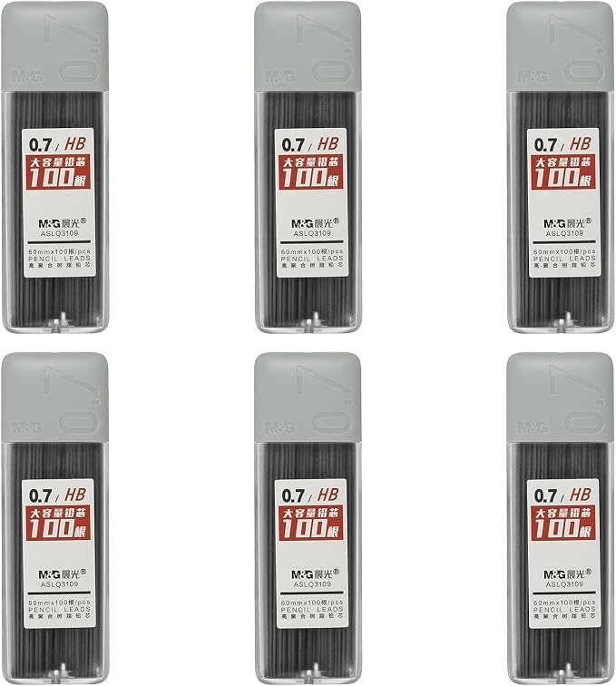 PATIKIL 600Pcs HB Mechanical Pencil Lead, 0.7mm Black Lead Refill Break by PATIKIL