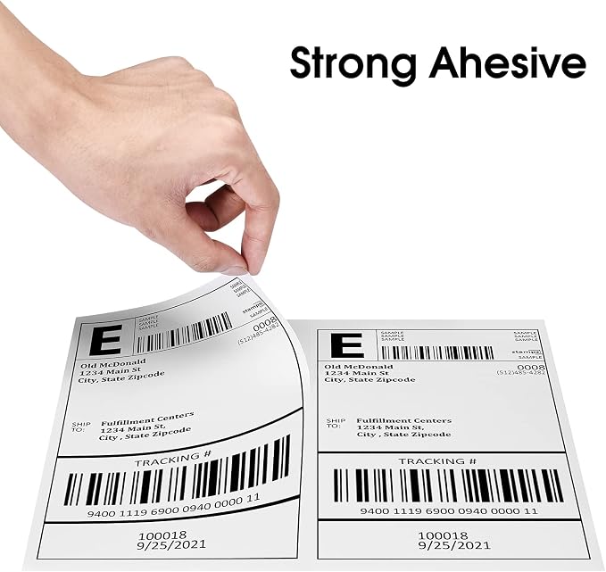 Shipping Labels, Pacific Mailer Half Sheet Shipping Label Compatible - Image 4