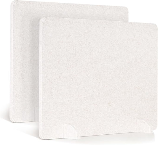 AMUSIGHT 2 Pack Acoustic Desk Dividers by AMUSIGHT