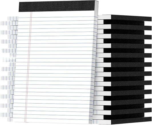 Legal Pads 8.5 X11, Narrow Ruled Notepads, 24 Pack, 50 Sheet/Pad, Tear Off by Glyanlee