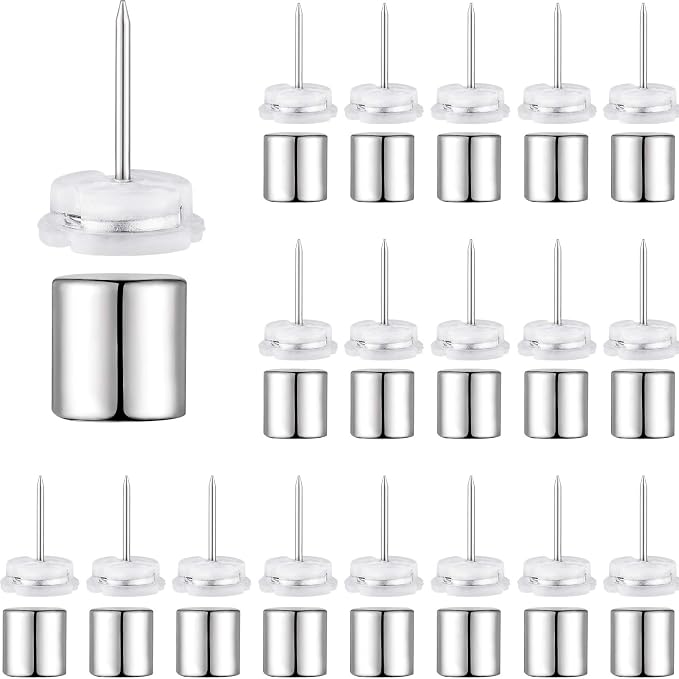 Outus 50 Sets Magnetic Push Pin Magnet Thumb Tack Poster Hanger Thumb Tacks by Outus